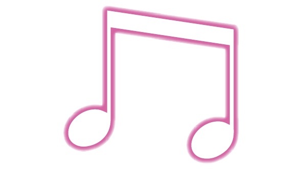 ダウンロード販売素材・光彩音符12種ZIP (AI, PNG形式)