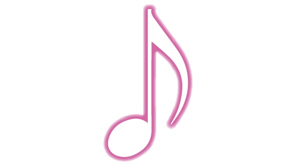 ダウンロード販売素材・光彩音符12種ZIP (AI, PNG形式)