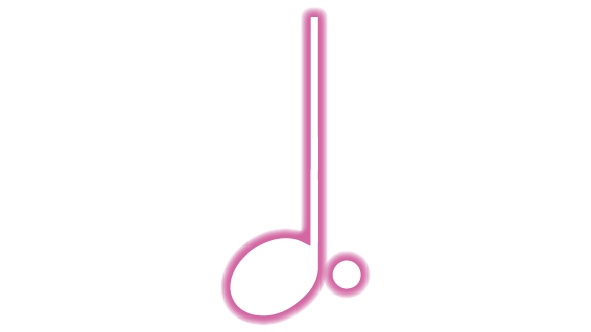 ダウンロード販売素材・光彩音符12種ZIP (AI, PNG形式)