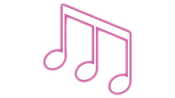 ダウンロード販売素材・光彩音符12種ZIP (AI, PNG形式)