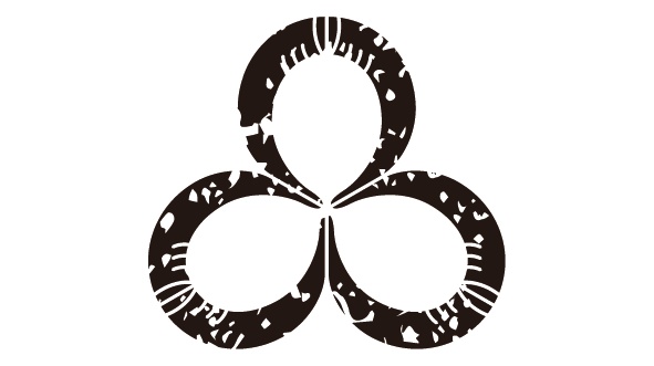 ダウンロード販売素材・18種の家紋はんこ・角(つの)ZIP (AI, PNG形式)