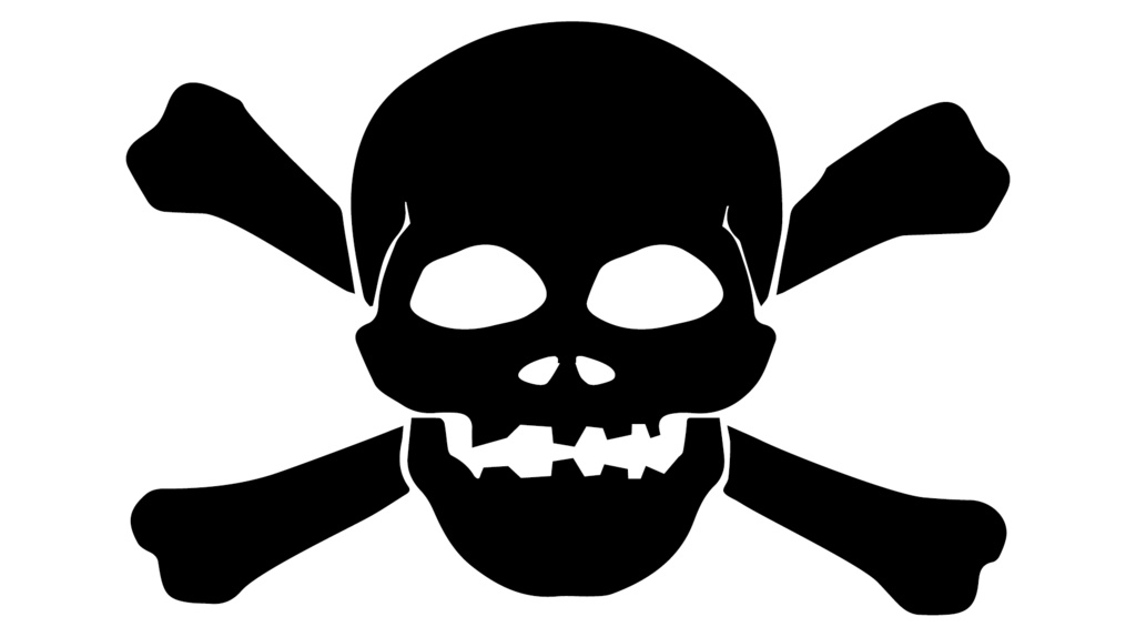 ダウンロード販売素材・ドクロマークZIP (AI, PNG形式)