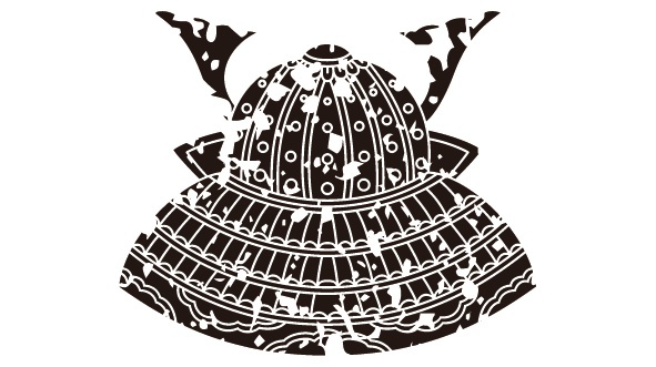 ダウンロード販売素材・26種の家紋はんこ・兜(かぶと)ZIP (AI, PNG形式)