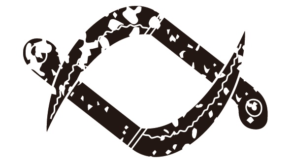 ダウンロード販売素材・9種の家紋はんこ・鎌(かま)ZIP (AI, PNG形式)