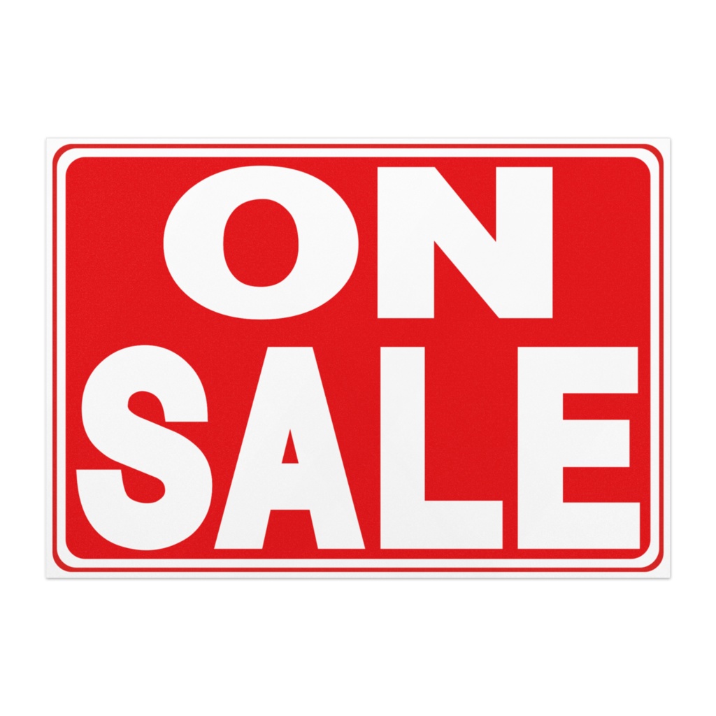 商売繫盛ポスター・角丸二重枠SALE（ONSALE）