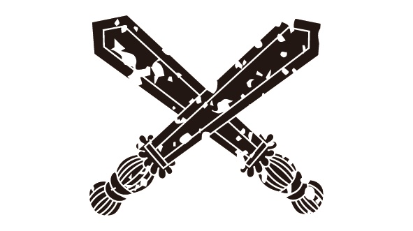 ダウンロード販売素材・家紋はんこ・剣(けん)ZIP (AI, PNG形式)