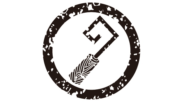 ダウンロード販売素材・家紋はんこ・鍵(かぎ)ZIP (AI, PNG形式)