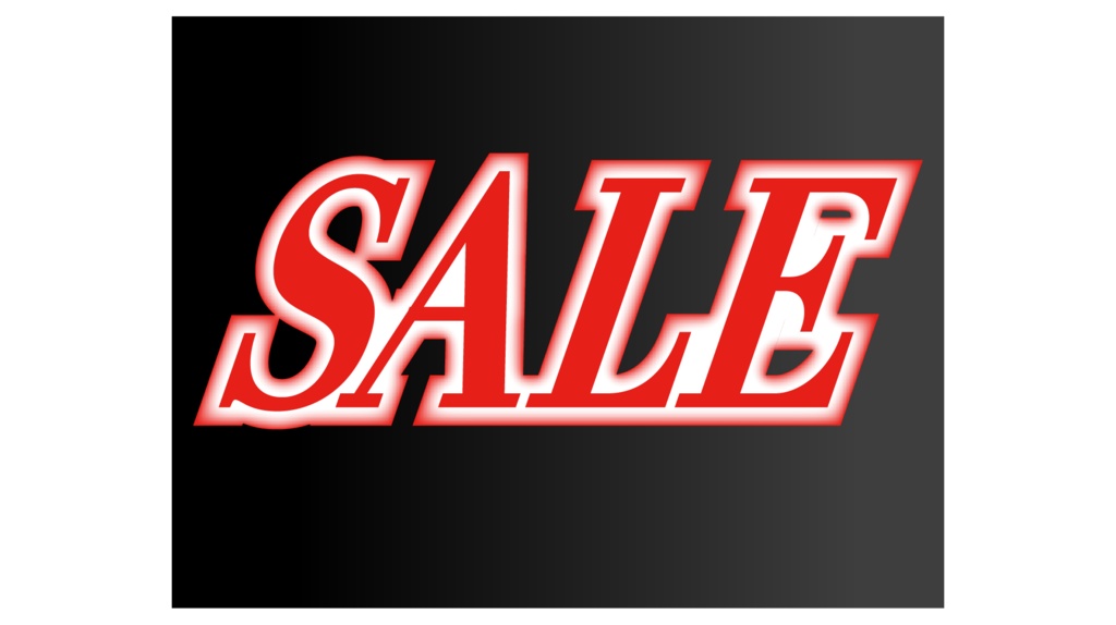 ダウンロード販売素材・販促イラスト素材・黒いSALEZIP (AI, PNG形式)