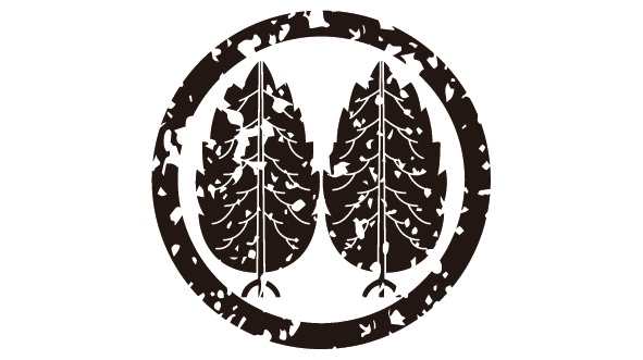 ダウンロード販売素材・家紋はんこ・杉(すぎ)ZIP (AI, PNG形式)