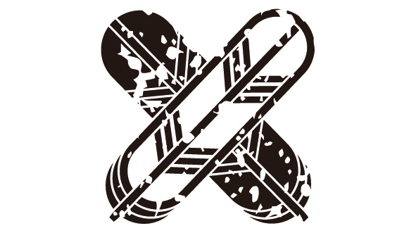 ダウンロード販売素材・家紋はんこ・鷹ノ羽(たかのは)ZIP (AI, PNG形式)