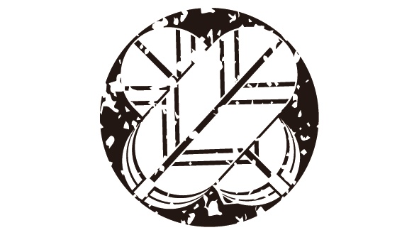 ダウンロード販売素材・家紋はんこ・鷹ノ羽(たかのは)ZIP (AI, PNG形式)