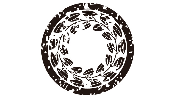 ダウンロード販売素材・家紋はんこ・藤(ふじ)ZIP (AI, PNG形式)