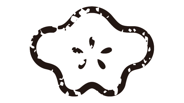 ダウンロード販売素材・家紋はんこ・梅(うめ)ZIP (AI, PNG形式)