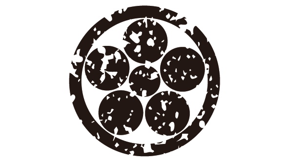 ダウンロード販売素材・家紋はんこ・梅(うめ)ZIP (AI, PNG形式)