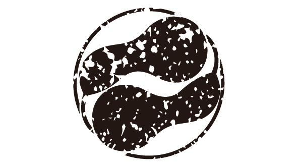 ダウンロード販売素材・家紋はんこ・瓢( ひさご)ZIP (AI, PNG形式)