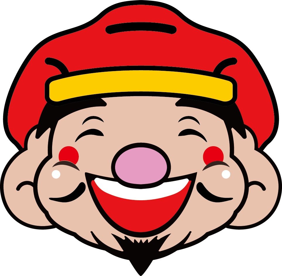 ダウンロード販売素材・販促イラスト素材・ 恵比須さんと大黒さんのお面ZIP (AI, PNG形式)