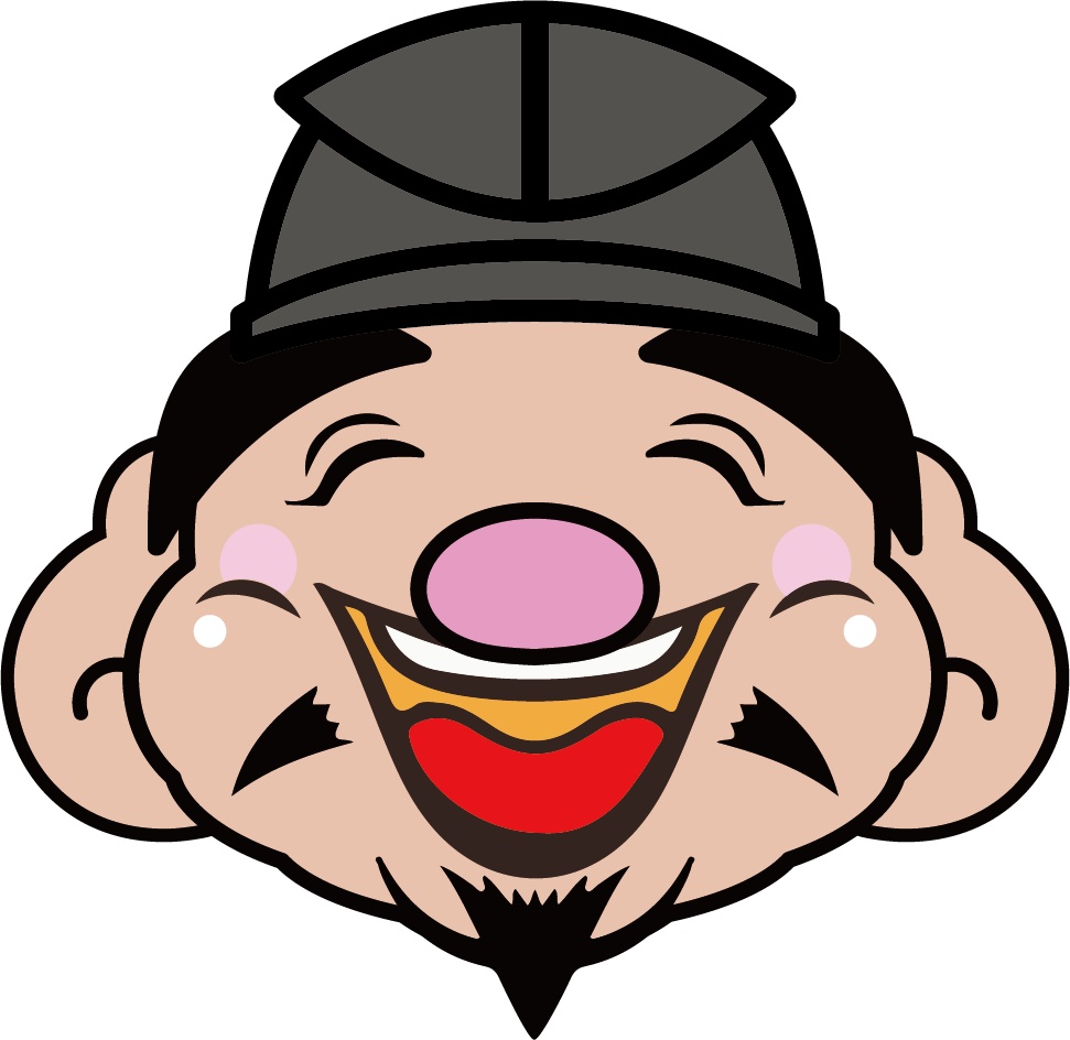 ダウンロード販売素材・販促イラスト素材・ 恵比須さんと大黒さんのお面ZIP (AI, PNG形式)