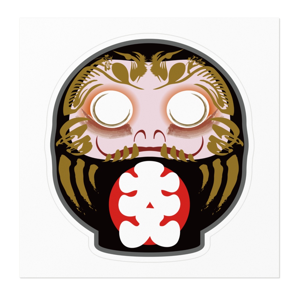 なるわん座限定!だるまステッカー(その5)