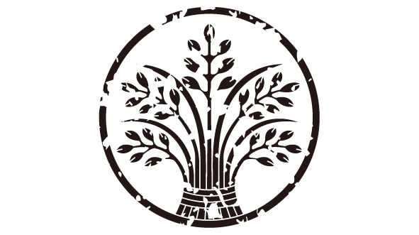 ダウンロード販売素材・家紋はんこ素材・稲(いね)ZIP (AI, PNG形式)