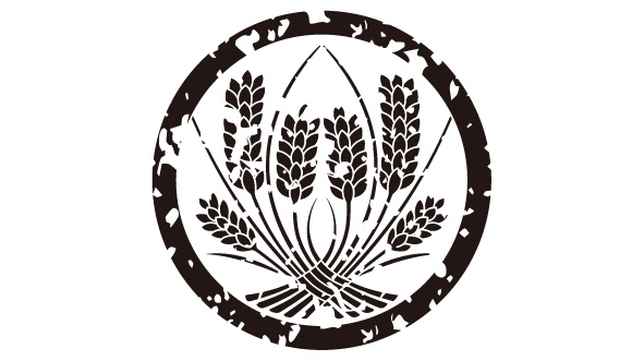 ダウンロード販売素材・家紋はんこ素材・稲(いね)ZIP (AI, PNG形式)