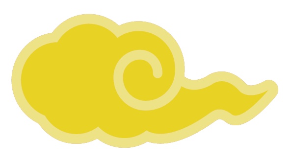 ダウンロード販売素材・販促イラスト素材・五色の巻き雲ZIP (AI, PNG形式)