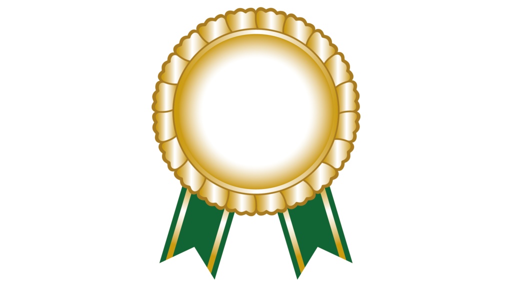 ダウンロード販売素材・販促イラスト素材・勲章枠ZIP (AI, PNG形式)