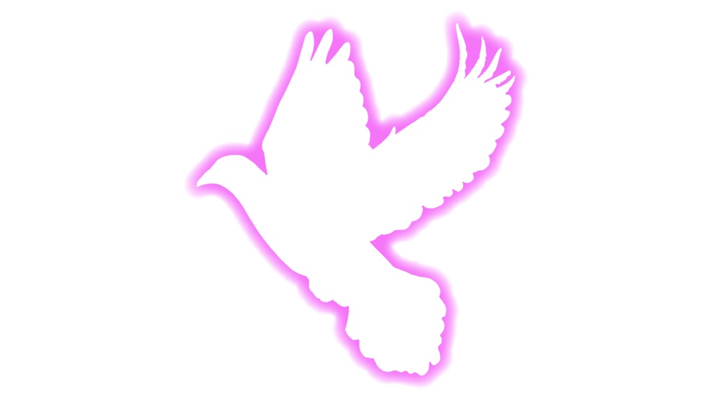 ダウンロード販売素材・販促イラスト素材・羽ばたく鳥(光彩)ZIP (AI, PNG形式)