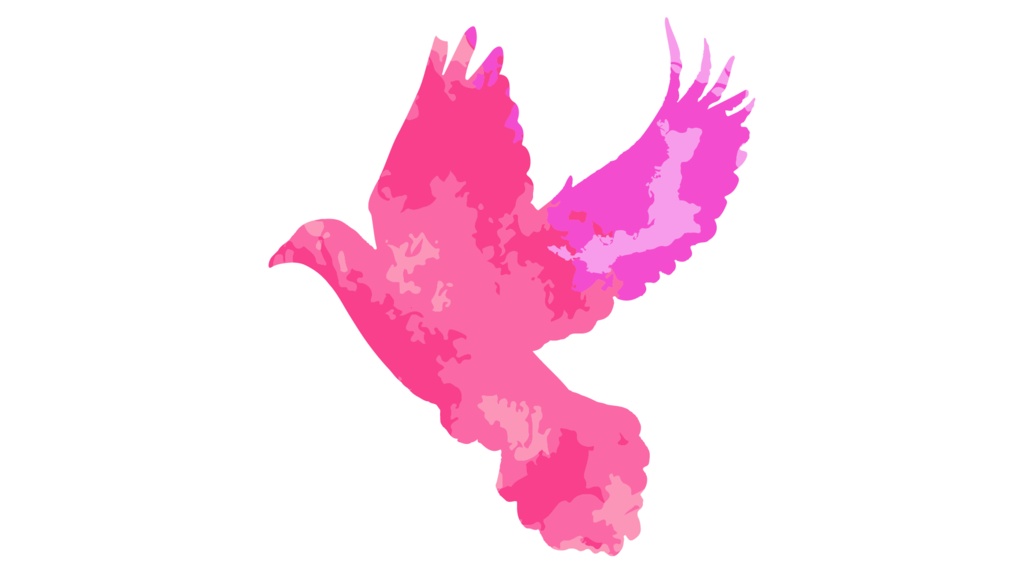 ダウンロード販売素材・販促イラスト素材・羽ばたく鳥(水彩)ZIP (AI, PNG形式)