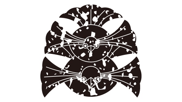 ダウンロード販売素材・家紋はんこ素材・雀(すずめ)ZIP (AI, PNG形式)