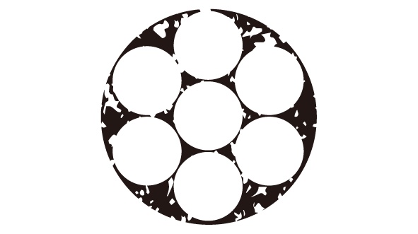 ダウンロード販売素材・家紋はんこ素材・星(ほし)ZIP (AI, PNG形式)