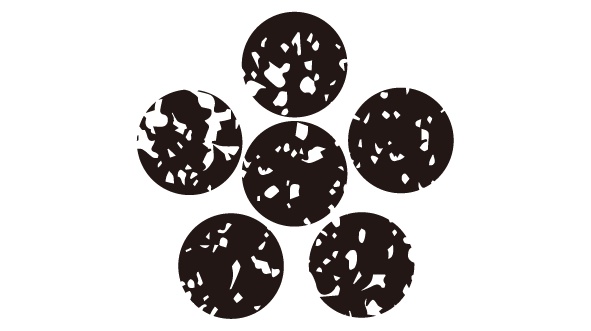 ダウンロード販売素材・家紋はんこ素材・星(ほし)ZIP (AI, PNG形式)