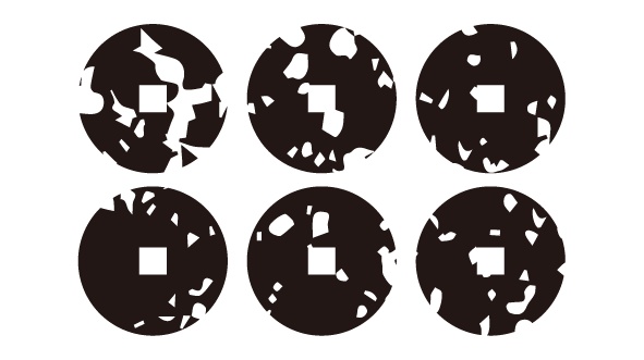 ダウンロード販売素材・家紋はんこ素材・銭(ぜに)ZIP (AI, PNG形式)