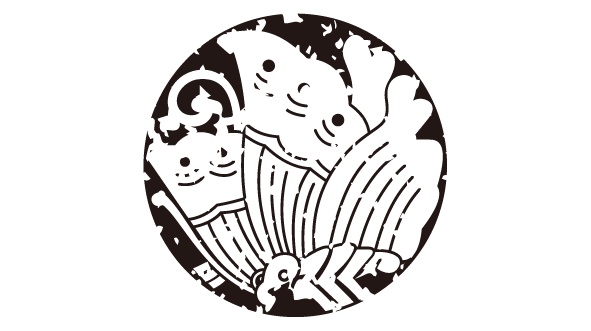 ダウンロード販売素材・家紋はんこ素材・蝶(ちょう)ZIP (AI, PNG形式)