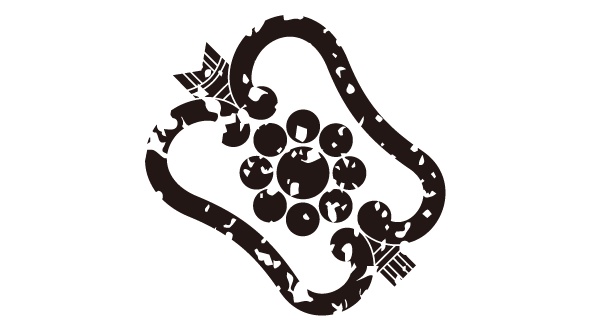 ダウンロード販売素材・家紋はんこ素材・唐団扇(からうちわ)ZIP (AI, PNG形式)