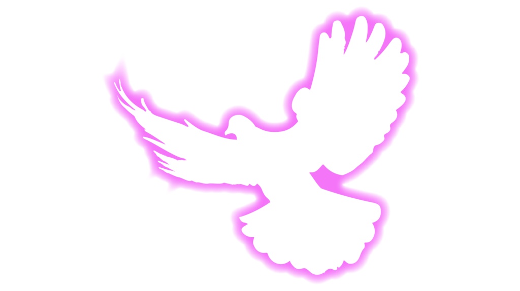 ダウンロード販売素材・販促イラスト素材・羽ばたく鳥(光彩)ZIP (AI, PNG形式)