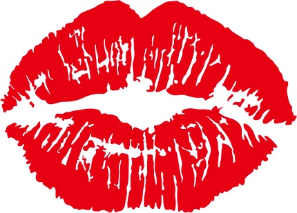 ダウンロード販売素材・販促イラスト素材・キスマークZIP (AI, PNG形式)