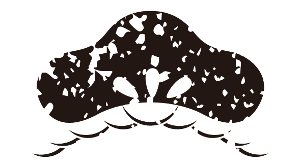 ダウンロード販売素材・家紋はんこ・松(まつ)ZIP (AI, PNG形式)