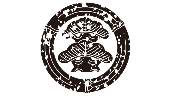 ダウンロード販売素材・家紋はんこ・松(まつ)ZIP (AI, PNG形式)