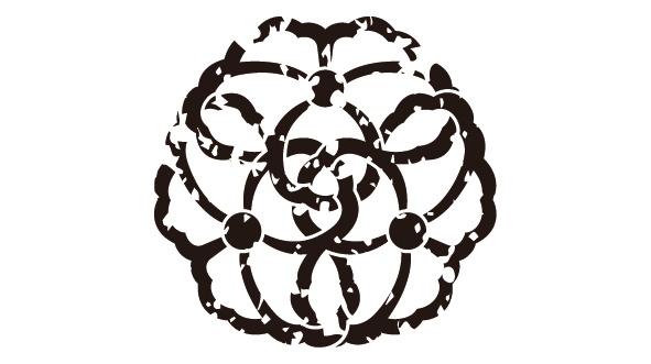 ダウンロード販売素材・家紋はんこ・蔦(つた)ZIP (AI, PNG形式)