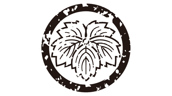 ダウンロード販売素材・家紋はんこ・蔦(つた)ZIP (AI, PNG形式)