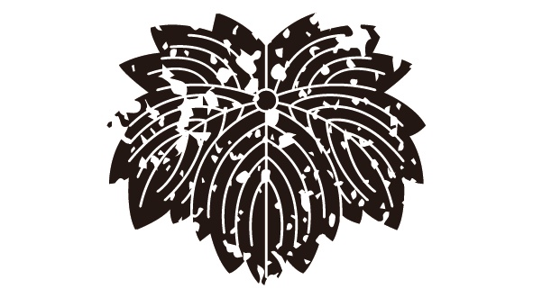 ダウンロード販売素材・家紋はんこ・蔦(つた)ZIP (AI, PNG形式)