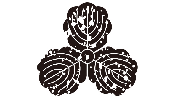 ダウンロード販売素材・家紋はんこ・柏(かしわ)ZIP (AI, PNG形式)