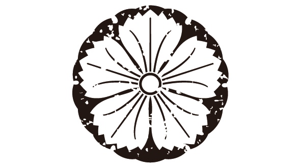 ダウンロード販売素材・家紋はんこ・撫子(なでしこ)ZIP (AI, PNG形式)