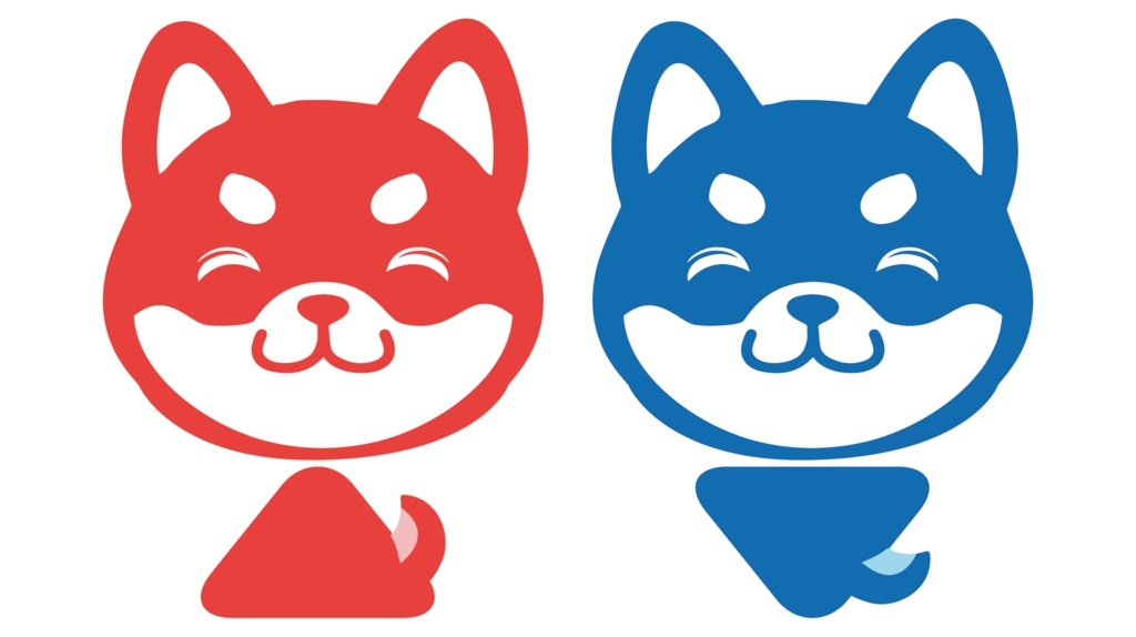 ダウンロード販売素材・販促イラスト素材・男女ピクトグラム(柴型)ZIP (AI, PNG形式)