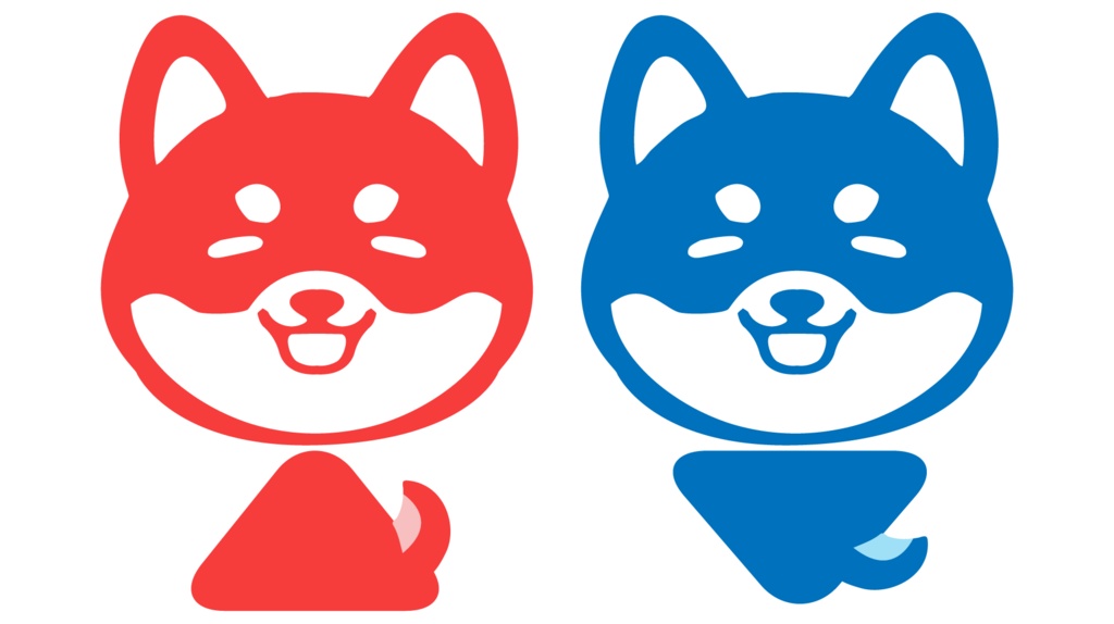 ダウンロード販売素材・販促イラスト素材・男女ピクトグラム(柴型)ZIP (AI, PNG形式)