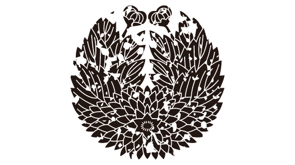 ダウンロード販売素材・家紋はんこ・山吹(やまぶき)ZIP (AI, PNG形式)