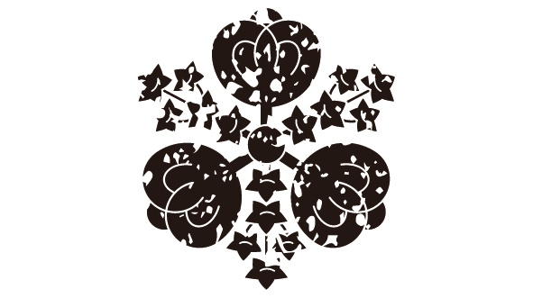 ダウンロード販売素材・家紋はんこ・茶ノ実(ちゃのみ)ZIP (AI, PNG形式)