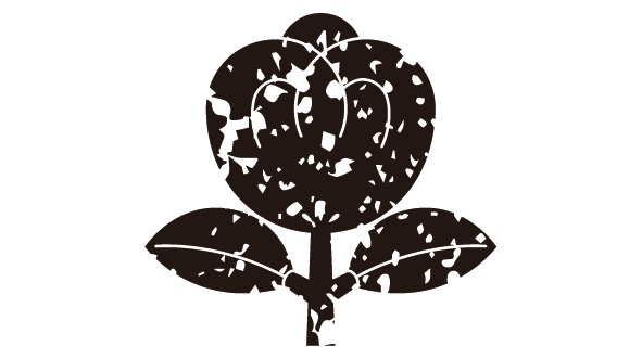 ダウンロード販売素材・家紋はんこ・茶ノ実（ちゃのみ）ZIP (AI, PNG形式)