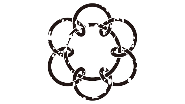 ダウンロード販売素材・家紋はんこ素材・釜敷キ(かましき)ZIP (AI, PNG形式)