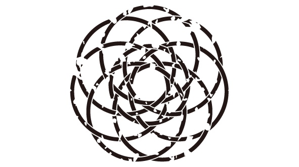 ダウンロード販売素材・家紋はんこ素材・釜敷キ(かましき)ZIP (AI, PNG形式)